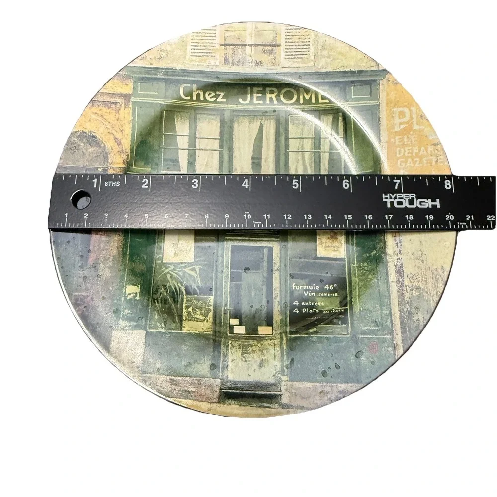 Sakura Storefronts Salad Dessert Plates Set Of 4 Chiu Tak Hak French‎ Bistro 8